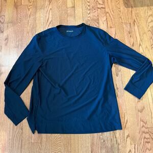 Jacques NYC Movement Long Sleeve Dark Navy Mens XL Athletic Top